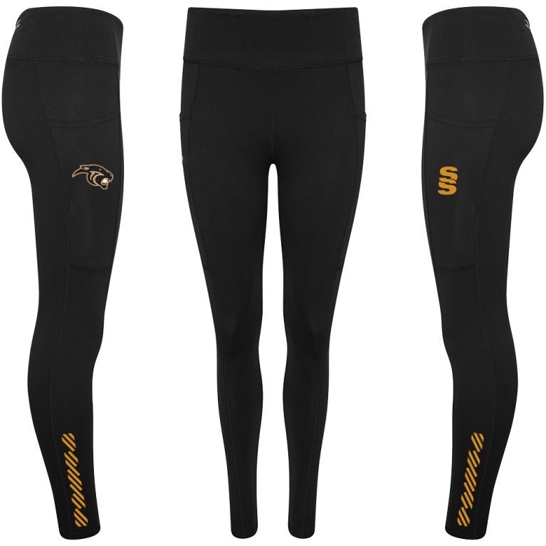 Preston Panthers - Performance Full Length Leggings - Women's Fit